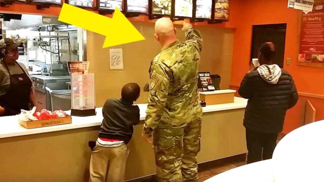 A Soldier Stopped at Taco Bell and Changed Two Kids' Night