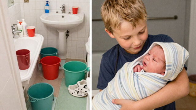 Five-Year-Old Boy Saves His Mom and Baby Sister After a Bathroom Emergency
