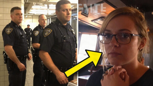 Her Gut Warned Her Before Nine Officers Walked Into the Restaurant
