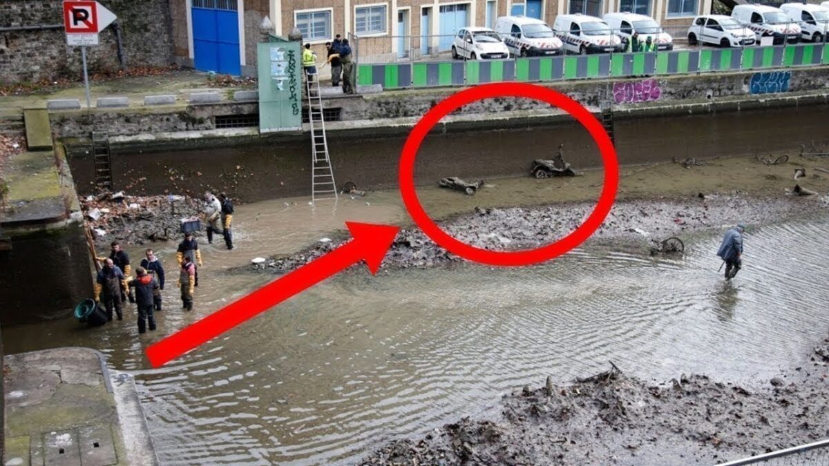 Paris Drained Its Famous Canal for the First Time in Decades and Found Relics