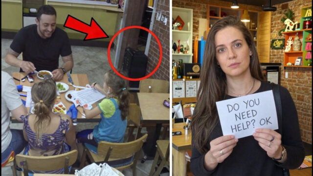 When this couple with two children ordered only one kids meal, the waitress knew something was wrong